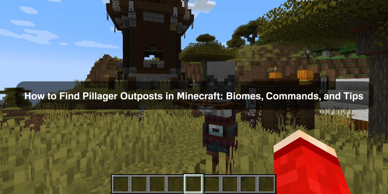 How to Find Pillager Outposts in Minecraft: Biomes, Commands, and Tips